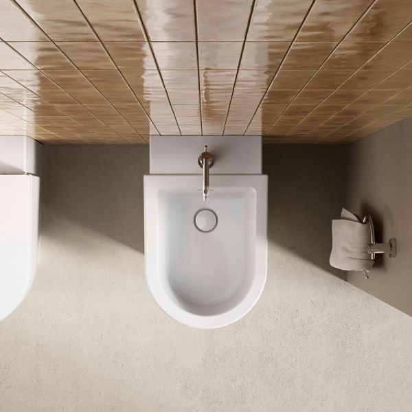 Duravit Balcoon Standbidet, DuraShield, weiß