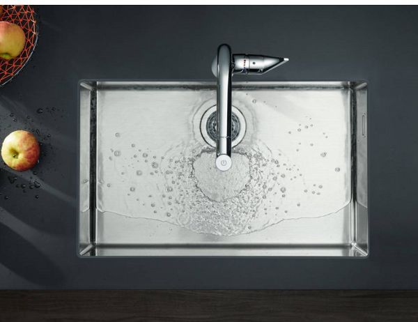 Hansgrohe Metris Select M71 Einhebel-Küchenmischer 320 mit Ausziehauslauf und sBox, chrom