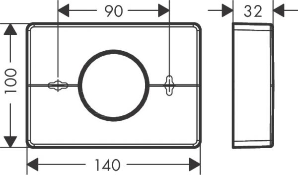 Hansgrohe AddStoris Hygienebeutelspender, chrom 41773000_1