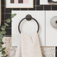 Grohe Start Handtuchring, schwarz matt 411742430