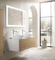 Vorschau: Duravit White Tulip Einhebel-Waschtischmischer XL ohne Zugstangen-Ablaufgarnitur, chrom