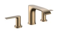 Vorschau: hansgrohe Vivenis 3-Loch Waschtischarmatur, Zugstangen-Ablaufgarnitur, brushed bronze