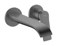 Vorschau: hansgrohe Vivenis Waschtischarmatur 19,2 cm Unterputz Wandmontage, brushed black chrome