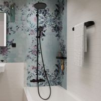 Vorschau: hansgrohe Activera S Duschsystem 240 EcoSmart mit Wannenthermostat, schwarz matt
