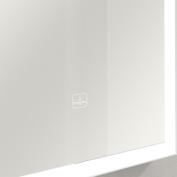 Villeroy&Boch Subway 3.0 LED-Spiegel, 50x75cm, mit Sensordimmer, weiß matt A4635000