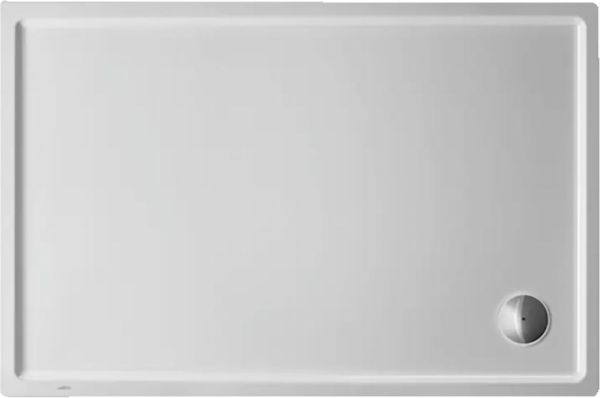 Duravit Starck Slimline Duschwanne rechteckig 80x120cm, Sanitäracryl, weiß 720121000000000