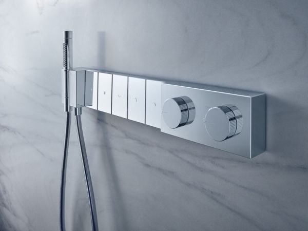 Axor ShowerSolutions ShowerHeaven/Edge Duschsystem chrom