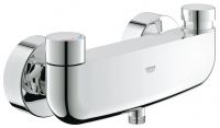 Grohe Eurosmart CT Selbstschluss-Brausebatterie, mit Mischung und Temperaturbegrenzer, chrom