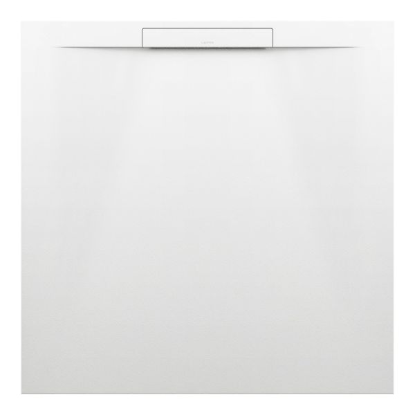 Laufen Pro S Marbond Duschwanne 100x100x3cm ultraflach, quadratisch, linearer Ablauf seitlich, weiß H2111890000001