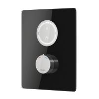 Vorschau: WimTec OCEAN S7 - 12 V elektronische Duscharmatur mit Thermostat für Netzbetrieb