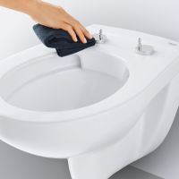 Vorschau: Grohe Bau Keramik Set Wand-Tiefspül-WC spülrandlos, weiß