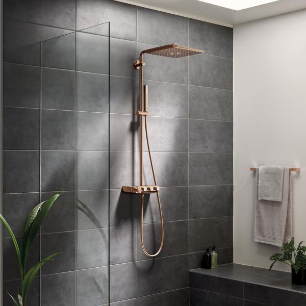 Grohe Euphoria SmartControl System 310 Cube Duo Duschsystem warm sunset glänzend 26508DA0