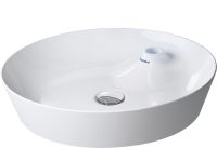 Vorschau: Duravit Cape Cod Aufsatzbecken mit Armatureninsel, ohne Überlauf, Ø48cm, weiß