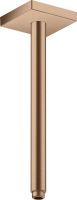 Vorschau: Axor ShowerSolutions Deckenanschluss 30cm eckig, brushed red gold 26438310