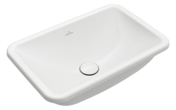 Villeroy&Boch Loop&Friends Einbauwaschbecken eckig, 67,5x45cm, weiß, 4A660001