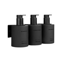 Vorschau: blomus KIREI Glaschflaschen-Set inkl. Klebeset 350ml, smoke