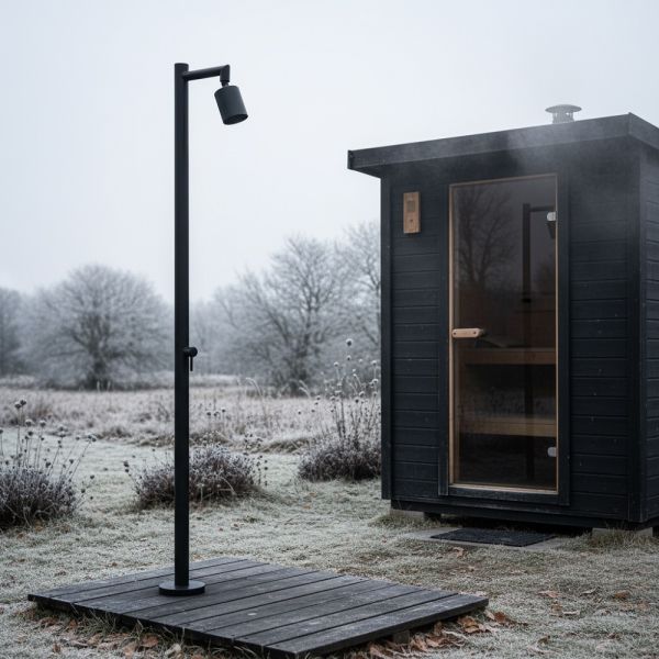 Ideal Frosto Gartendusche, schwarz 706566