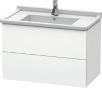 Duravit L-Cube Waschtischunterschrank wandhängend 82x47cm mit 2 Schubladen für Starck 3 030480 weiß matt LC626501818