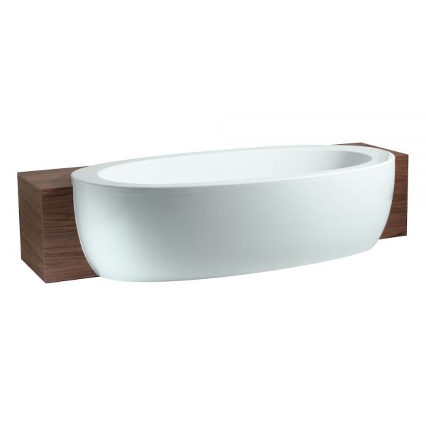 Laufen IL BAGNO ALESSI ONE Halbeinbau-Badewanne mit Frontschürze 203x102cm, weiß H2449700000001_1