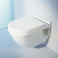 Duravit Starck 3 Wand-WC 54x36,5cm, oval, WonderGliss, weiß 22000900001