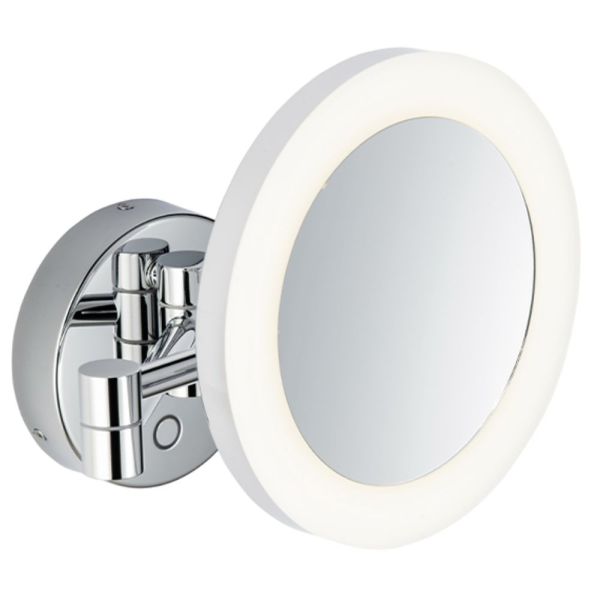 Avenarius LED-Kosmetikspiegel 5-fach, Direktanschluß, Wandmodell, chrom 9505131010