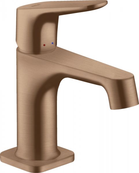 Axor Citterio M Einhebel-Waschtischmischer 70 für Handwaschbecken, m.Ablaufgarnitur brushed red gold 34016310