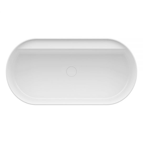 Laufen Sonar Badewanne aus Marbond Oberflächenstruktur, Oberfläche glänzend, freistehend, weiß_1
