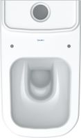 Vorschau: Duravit Happy D.2 Stand-WC für Kombination, Tiefspüler, HygieneGlaze, weiß