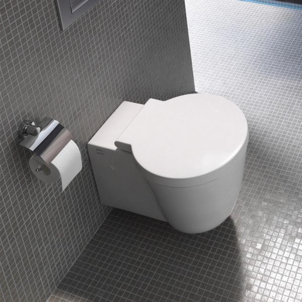 Duravit Starck 1 Wand-WC 57,5x41cm, rund, weiß 0210090064 1