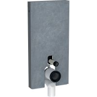 Vorschau: Geberit Monolith Plus Sanitärmodul Steinzeug für Stand-WC 101cm