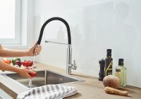 Vorschau: Grohe Feel Einhand-Spültischbatterie mit flexiblem Auslauf