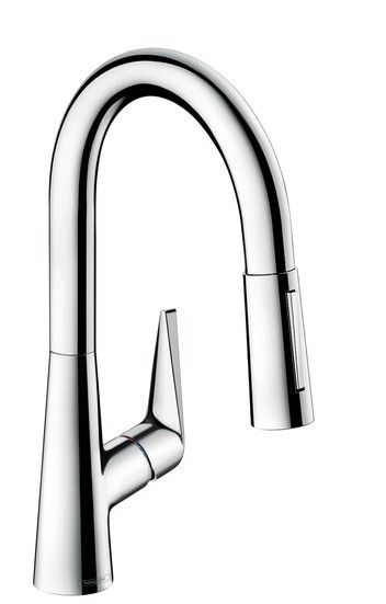 Hansgrohe Talis M51 Einhebel-Küchenmischer 160 mit Ausziehbrause und sBox, chrom