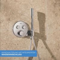 Vorschau: Grohe Precision SmartControl Duschsystem, rund, Thermostat, 2jet Kopfbrause, Stabhandbrause, chrom