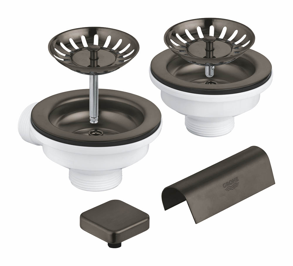 Grohe Kompositspüle K700 In Granit Grau – Modernes Einbaubecken 90x50 Cm