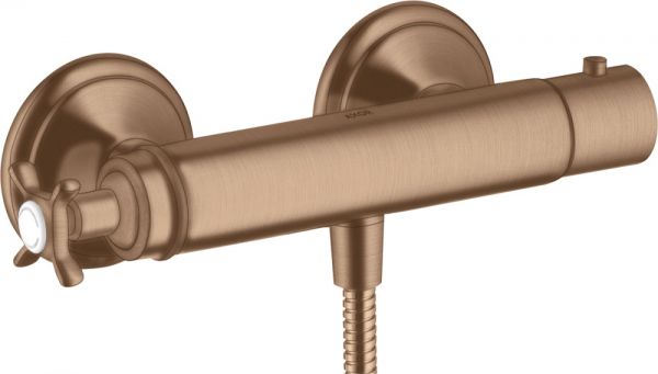Axor Montreux Brausethermostat Aufputz brushed red gold 16261310