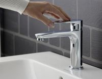 Vorschau: Duravit B.1 Einhebel-Waschtischmischer S ohne Zugstangen-Ablaufgarnitur, chrom, B11010002010