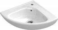 Villeroy&Boch O.Novo Eck-Handwaschbecken Compact, 1 Hahnloch, Schenkellänge 41,5cm