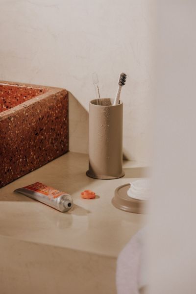 Cosmic Geyser Stand-Zahnbürstenhalter, sand