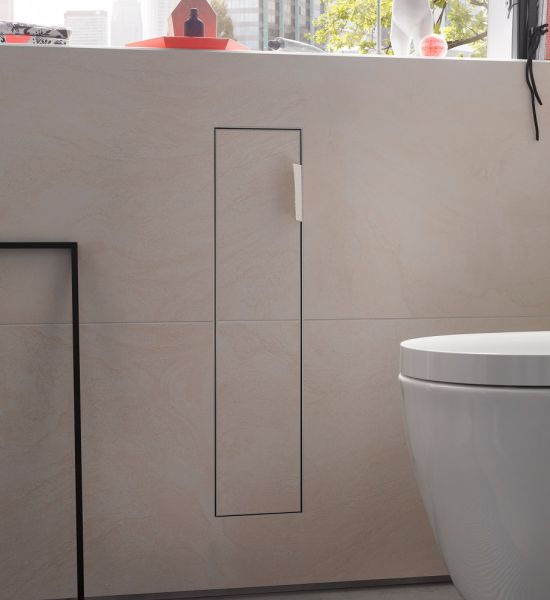 emco asis plus WC-Modul 66cm, Papierentnahme seitlich, befliesbar