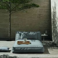 Vorschau: Outdoor-Kissen -STAY- Farbe Stone Bouclé Größe 70 x 30 cm 62284