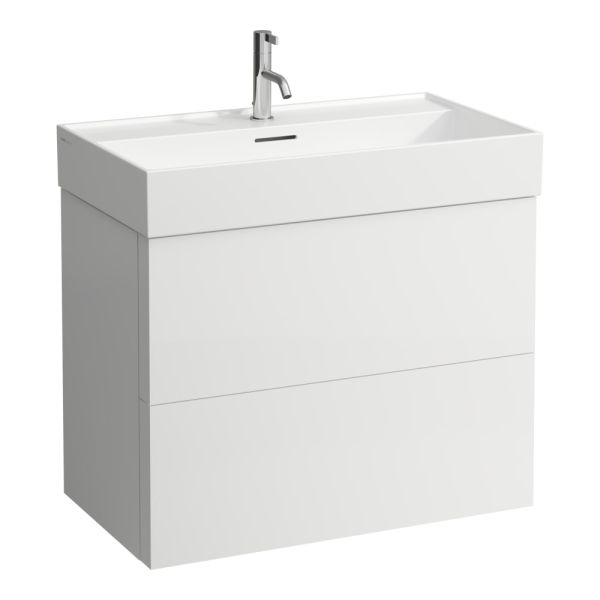 Kartell by Laufen Waschtischunterbau 79cm, 2 Schubladen, weiß, H4075920336401