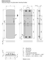 Vorschau: Zehnder Studio Folio Glass Heizkörper, Betrieb rein elektrisch