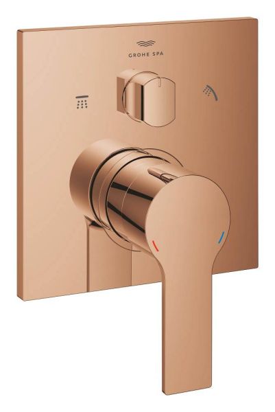 Grohe Allure Einhandbatterie mit 3-Wege Umstellung, eckig, warm sunset 29176DA1 