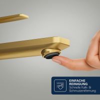 Vorschau: Grohe Lineare Einhand-Waschtischbatterie XS-Size mit SpeedClean Mousseur