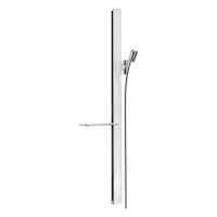 hansgrohe Unica E Brausestange mit Brauseschlauch, 90cm, weiß/chrom 27640400