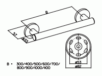 Vorschau: Keuco Plan Care Haltegriff, 78cm