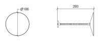 Vorschau: lineabeta MEVEDO Kosmetikspiegel Ø18,6cm Wandmontage mit biegbarem Gelenk, chrom