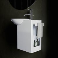 Vorschau: Laufen INSERT Waschplatz, rechteckig, Schalenbecken links