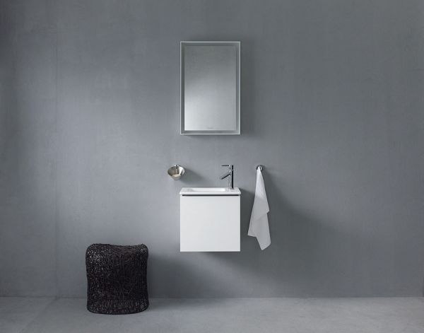 Duravit ME by Starck Handwaschbecken rechteckig 43x30cm, mit Hahnloch, ohne Überlauf, weiß 0723430041