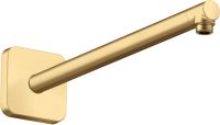 Vorschau: Axor ShowerSolutions Brausearm 39cm softsquare, brushed gold optic 26967250